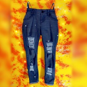 Distressed Denim Children’s Pants.